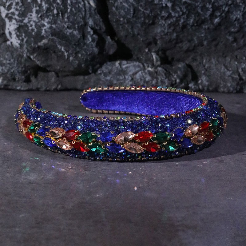 Baroque Rhinestone Headband for Glamorous Vintage Hair