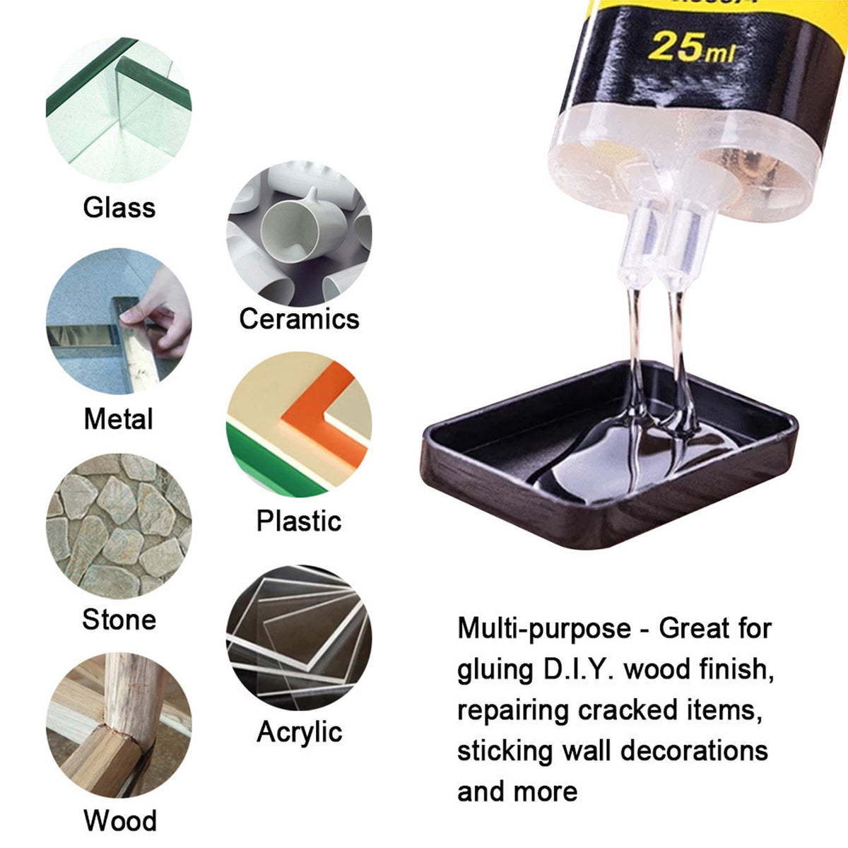 Epoxy Resin Adhesive for Waterproof Household Repairs