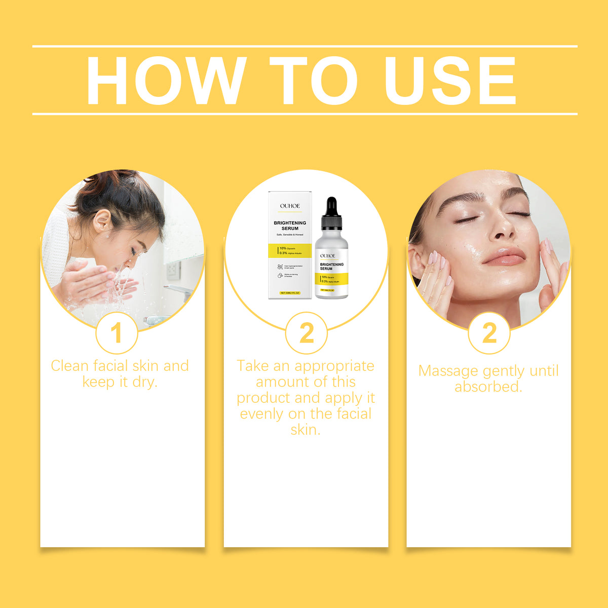 Brightening Facial Serum with Glycerin & Alpha Arbutin