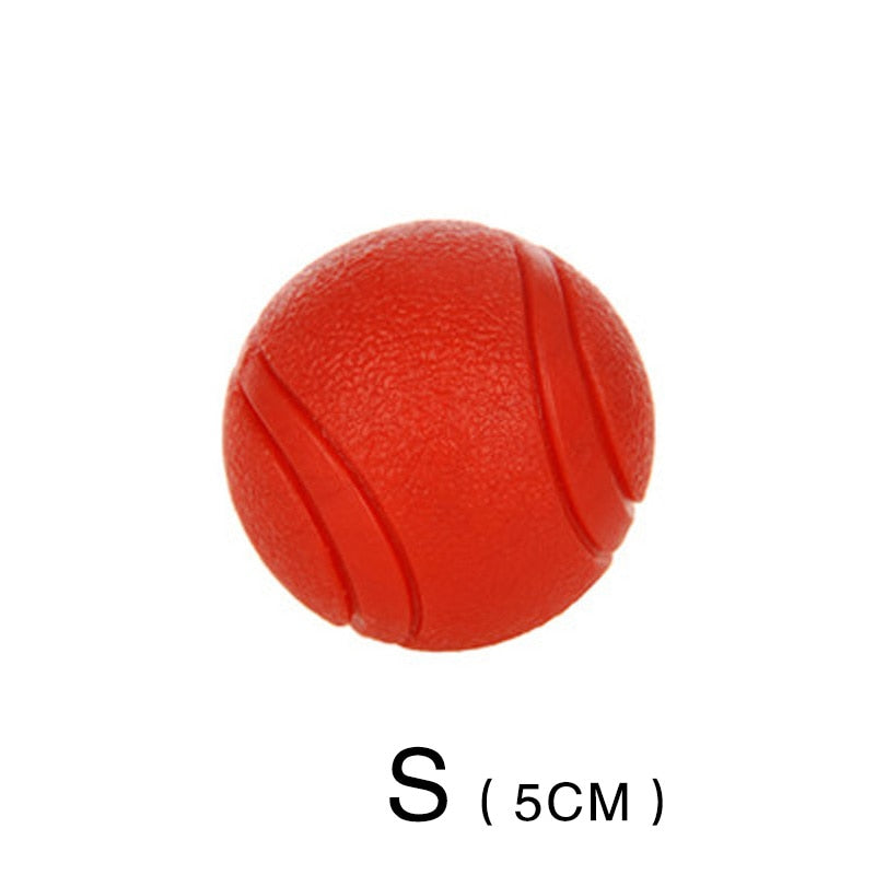 Dog Rubber Ball Toy for Durable Fetch and Chew Play