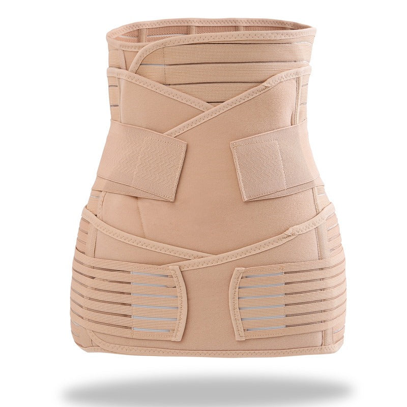 Postpartum Abdominal Binder — 3-Piece Breathable Support