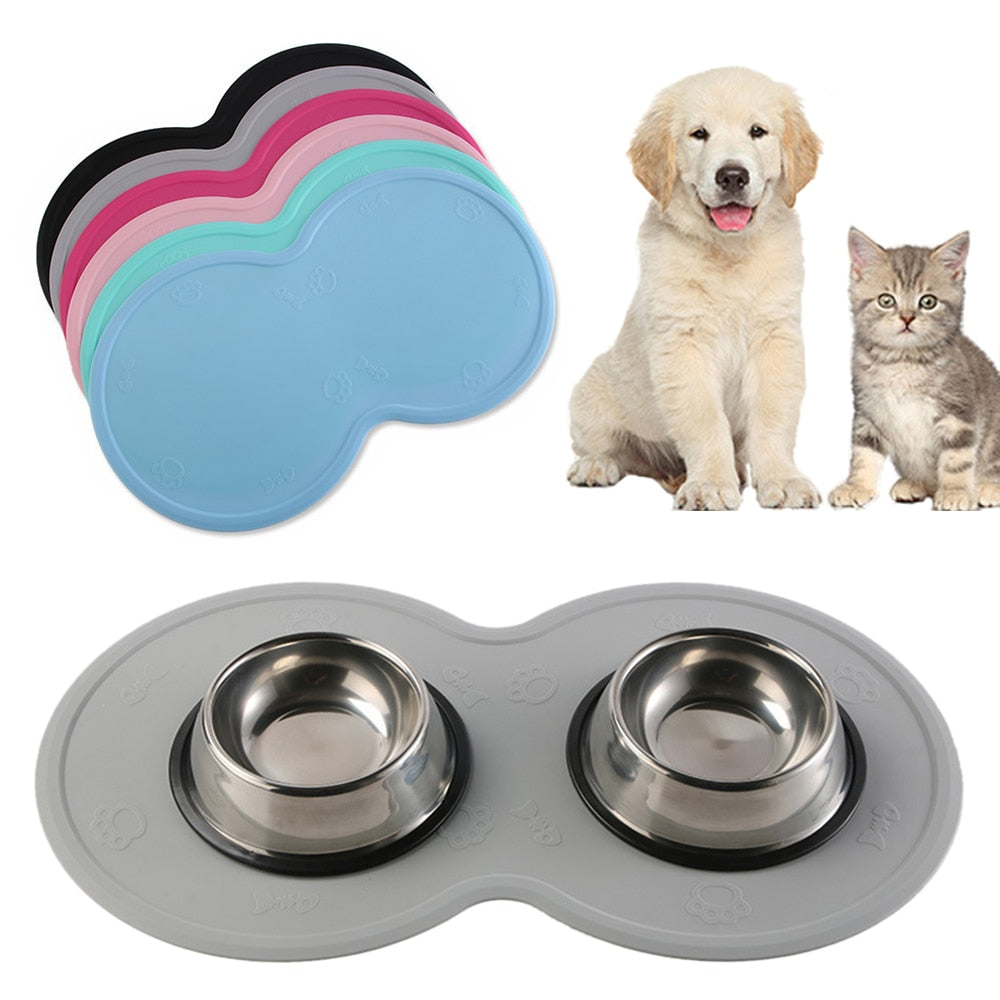 Cloud Silicone Pet Feeding Mat for Dog & Cat Bowls