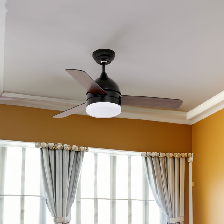 48-Inch Minimalist Ceiling Fan with Light and 6 Speeds