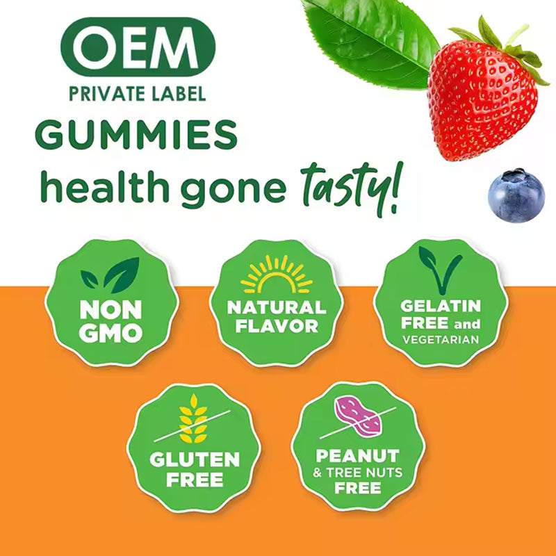 Probiotic Gummies — 60 Fruit Chews for Digestive Health