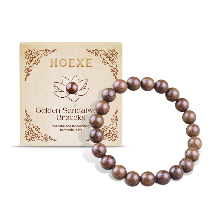 Sandalwood Bead Bracelet for Peaceful Everyday Style