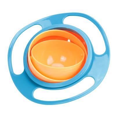 Gyro Baby Bowl for Easier Spill-Resistant Self-Feeding