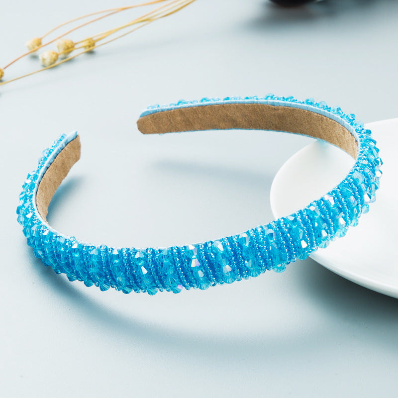 Beaded Headband for Colorful Statement Hair Styling