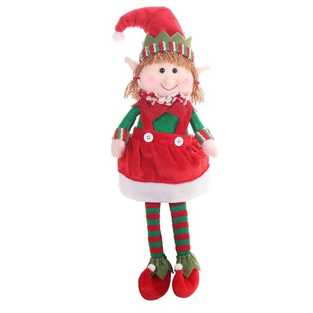 48cm Christmas Elf Doll Hanging Plush Holiday Decor
