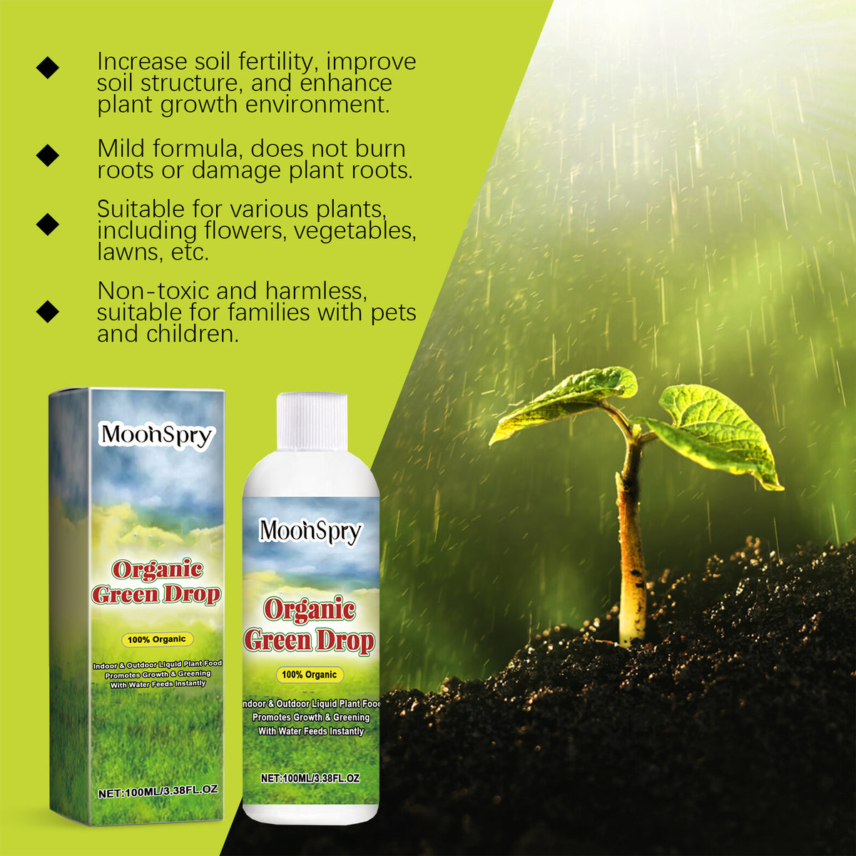Liquid Plant Fertilizer for Greener, Stronger Growth