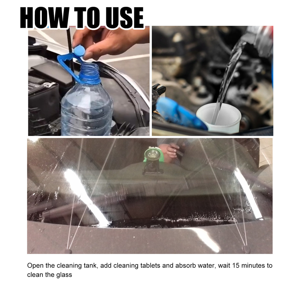 Windshield Washer Tablets for Crystal-Clear Visibility