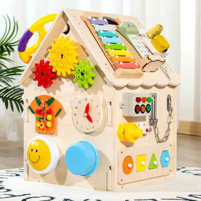 Montessori Busy House Toy for Hands-On Learning Play