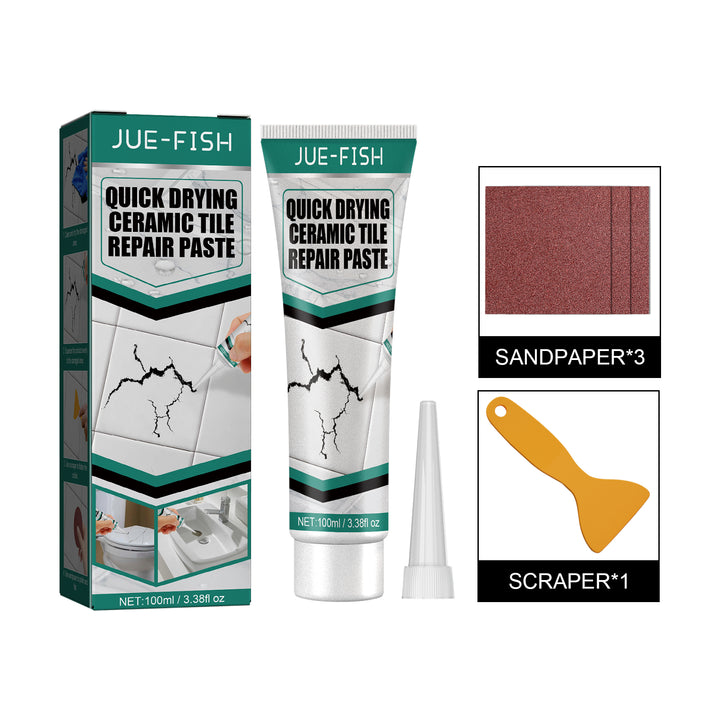 Tile Repair Paste for Cracks and Smooth Ceramic Surfaces