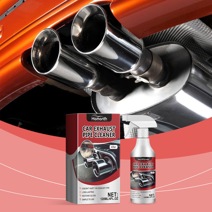 Car Exhaust Cleaner Spray for a Glossy Pipe Finish