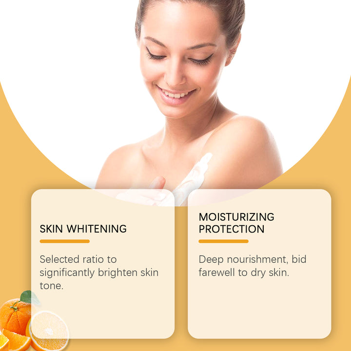 Orange Body Moisturizing Gift Set for Radiant Skin