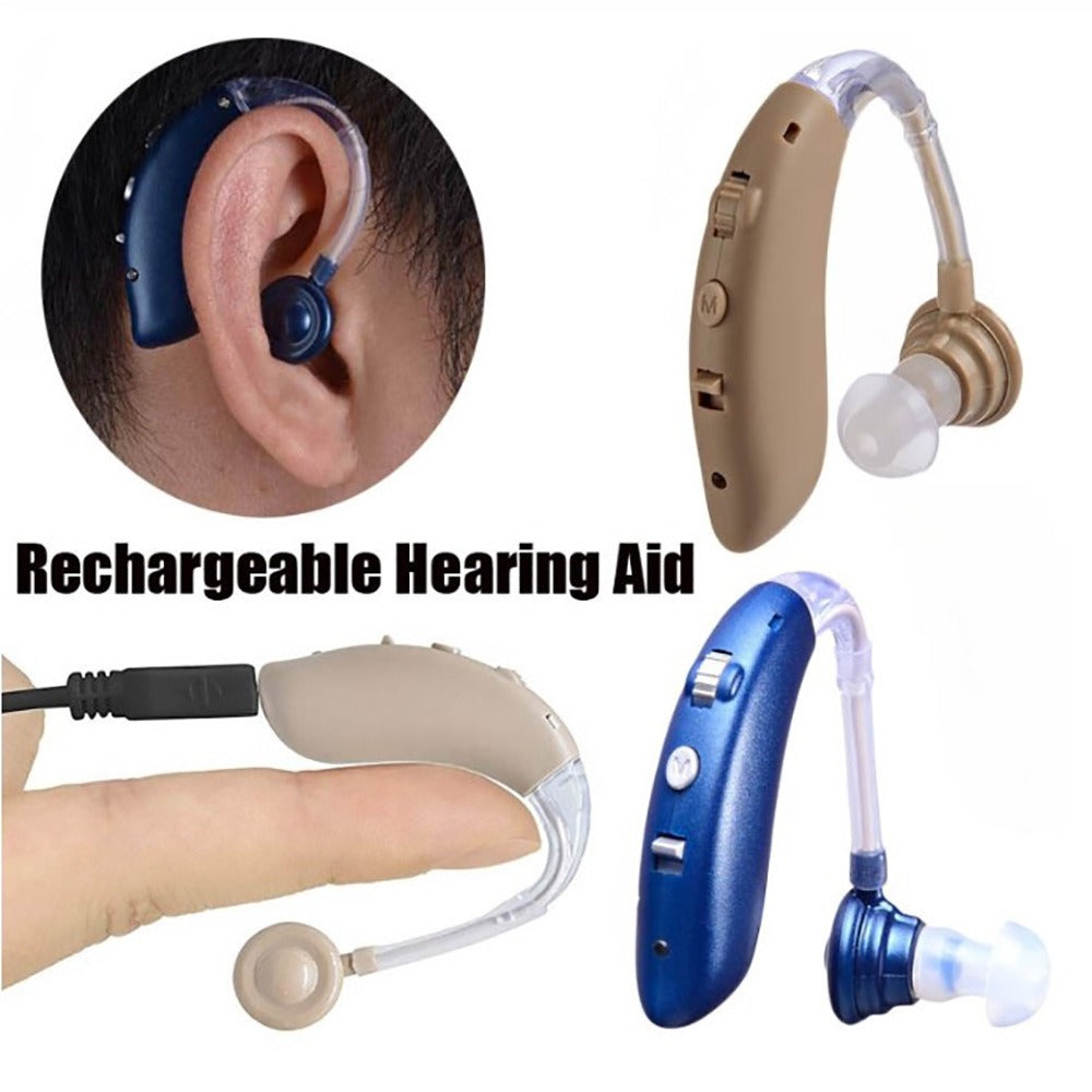 Rechargeable Hearing Amplifier — Clear Sound Without Fittings