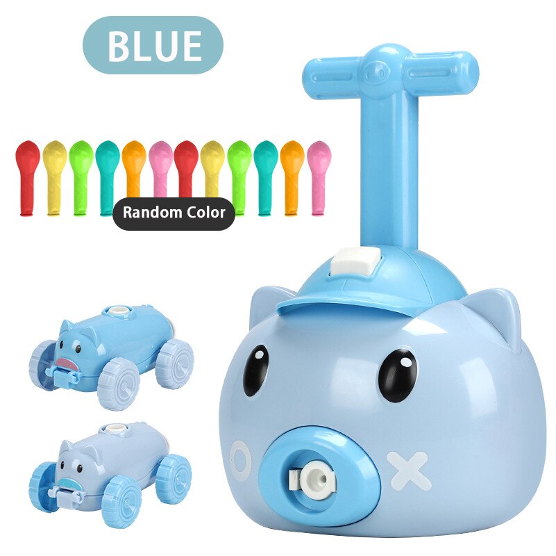 Balloon Powered Car Toy for Hands-On STEM Science Play