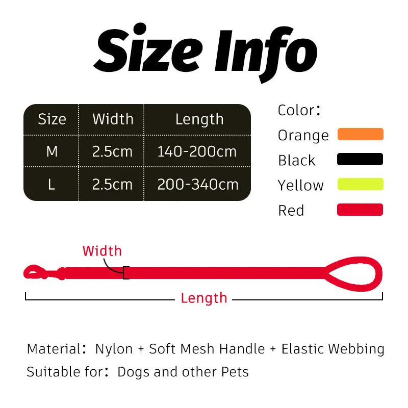 Hands-Free Elastic Dog Leash for Comfortable Running