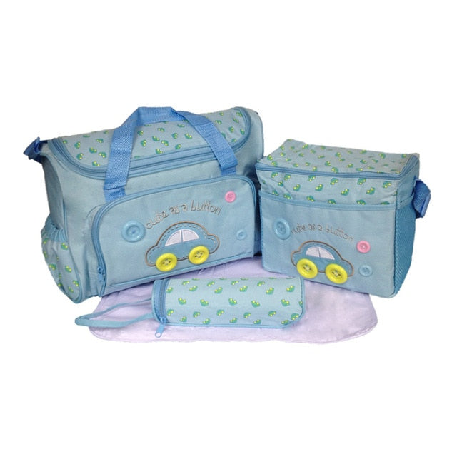 Baby Diaper Bag Set With Roomy, Organized Storage