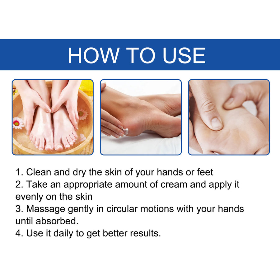 45% Urea Foot Cream for Cracked, Rough, Dry Skin Care