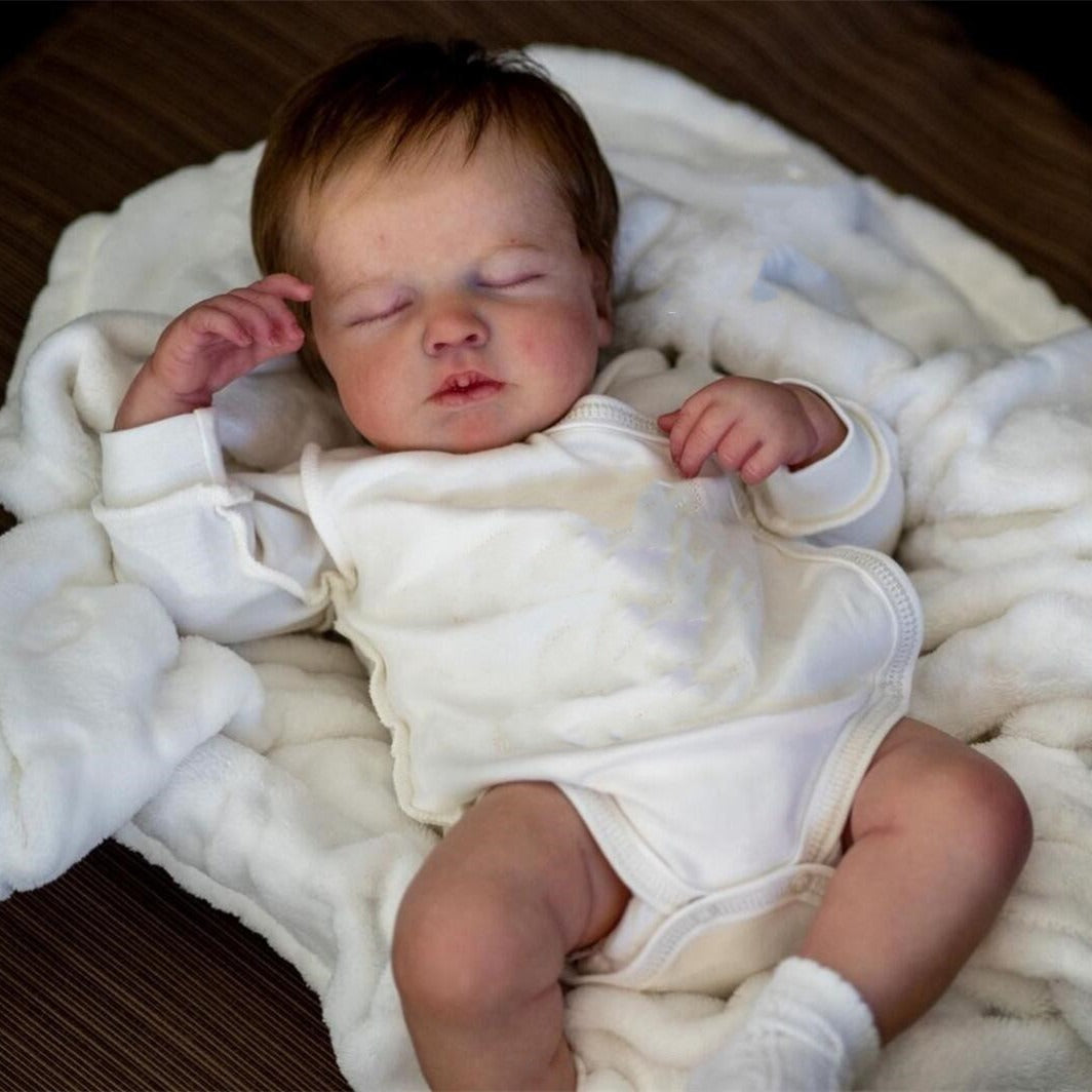 49cm Reborn Baby Doll With Lifelike Sleeping Details
