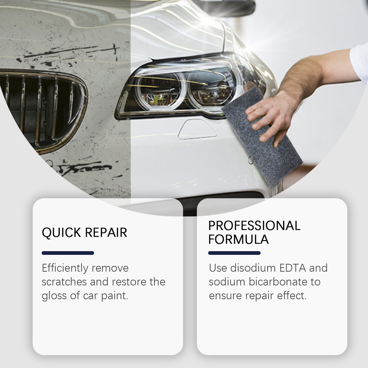 Car Scratch Remover Kit for Minor Paint Scratches