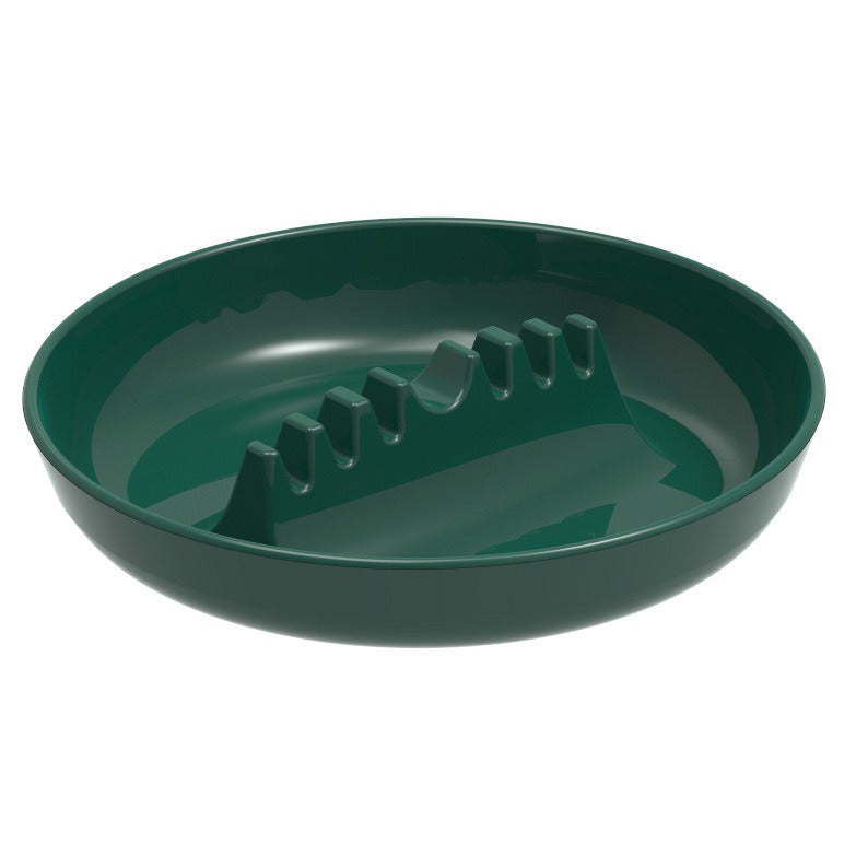 Round Melamine Ashtray with Unbreakable Porcelain Look