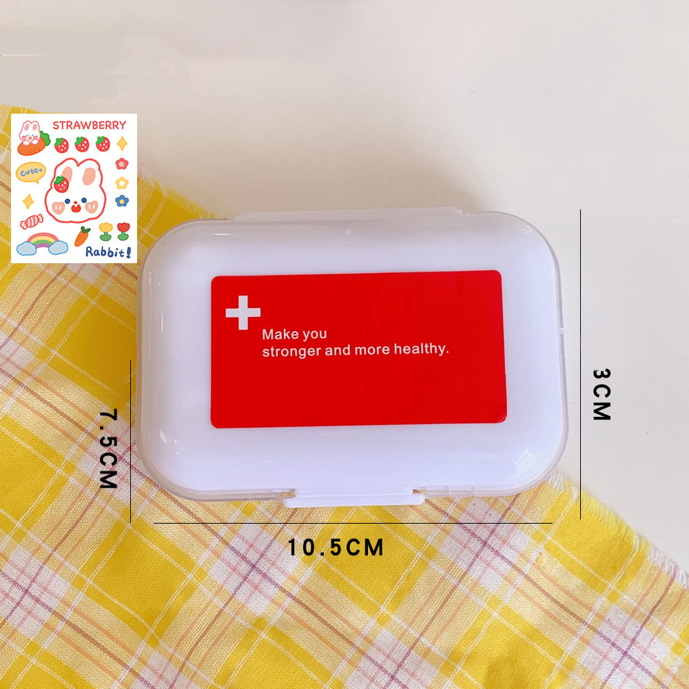 Travel Pill Organizer Case with Separate Compartments