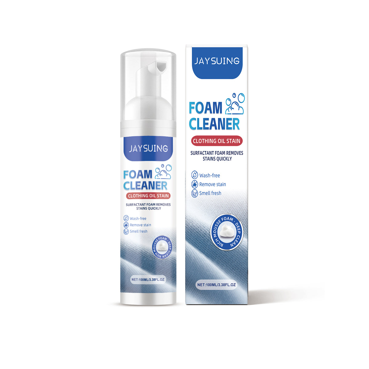 Clothing Stain Remover Foam for Stubborn Oil Stains
