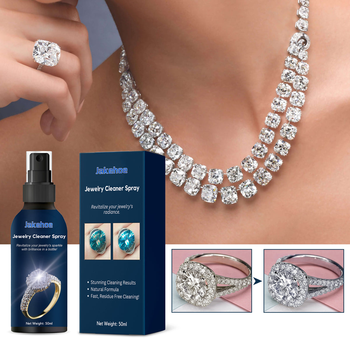 Jewelry Cleaner Spray for Fast, Residue-Free Shine