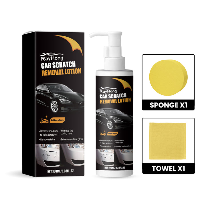 Car Scratch Remover Lotion for Paint Shine Restoration