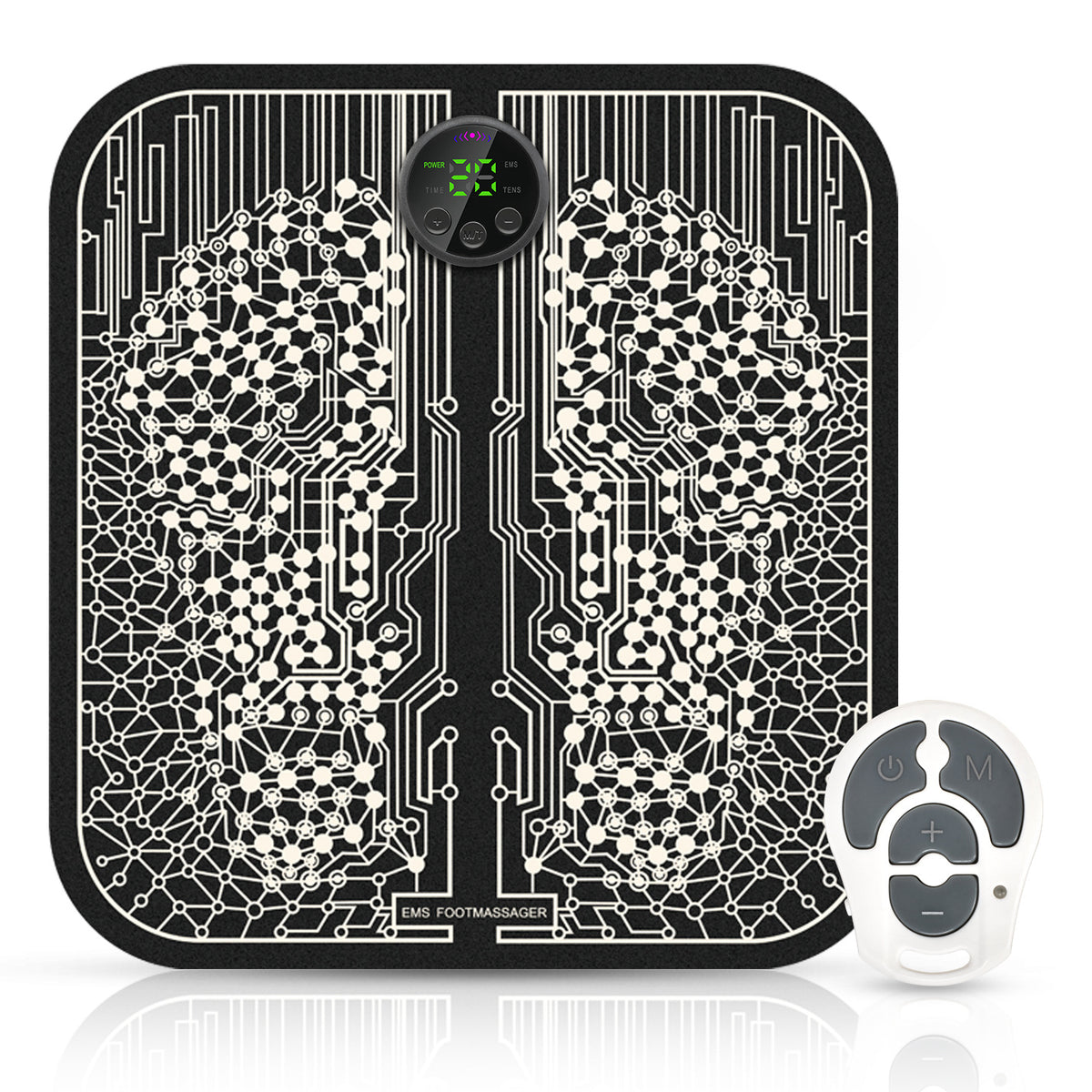 EMS Foot Massager Pad — Deep Muscle Relief with 39