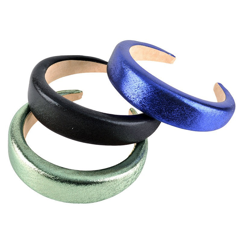 Wide Padded Hair Hoop for Glossy, Polished Daily Style