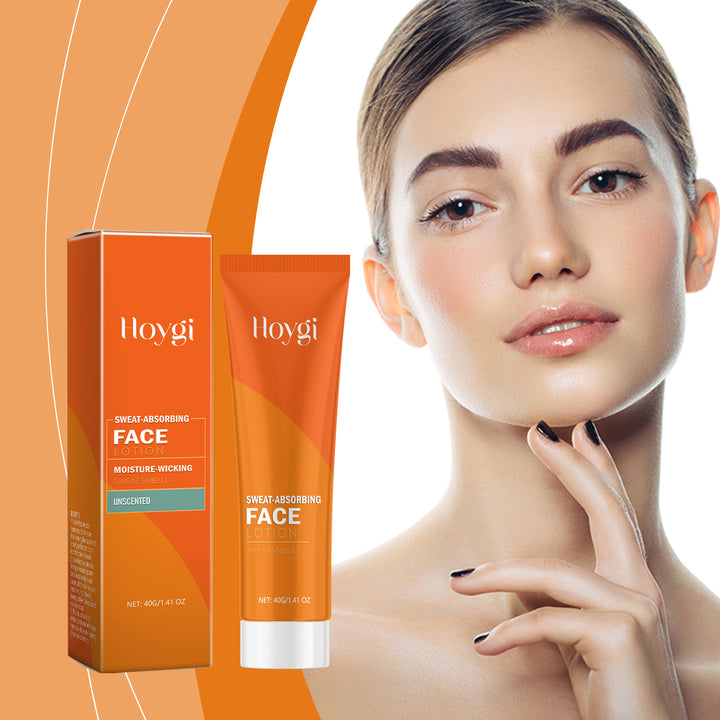 Sweat-Absorbing Facial Lotion for Daily Moisture Comfort
