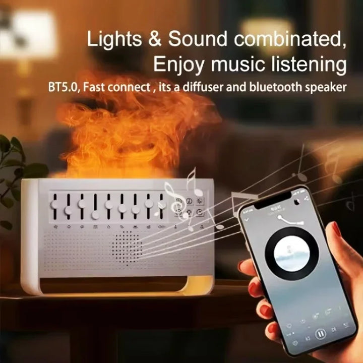 Bluetooth Speaker Night Light Aroma Diffuser for Sleep