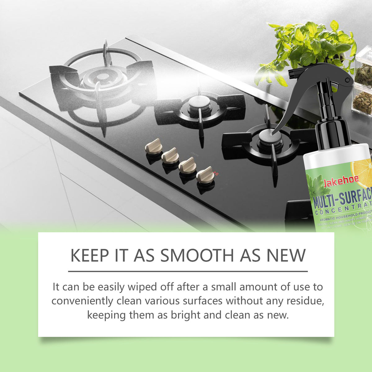 Multi-Surface Cleaner for Bright, Smooth Surfaces