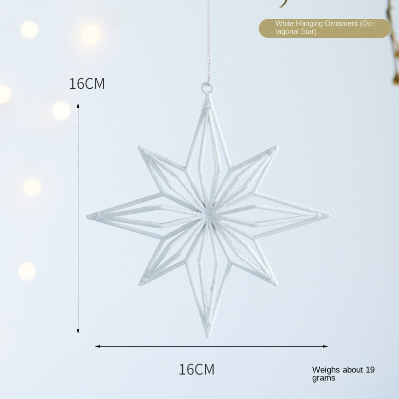 Christmas Snowflake Ornaments for Elegant Winter Decor