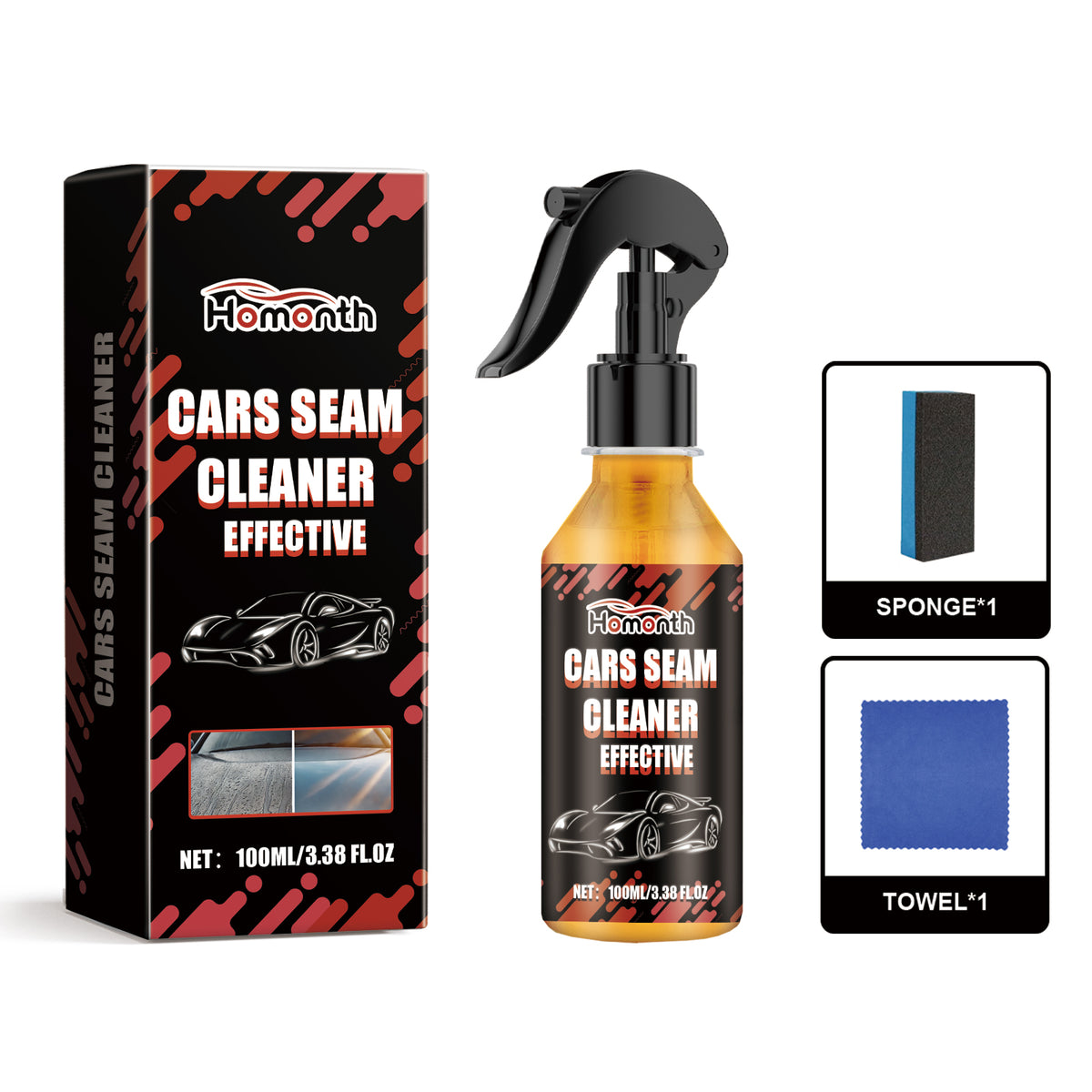 Car Water Stain Cleaner for Gaps, Doors & Interior Trim