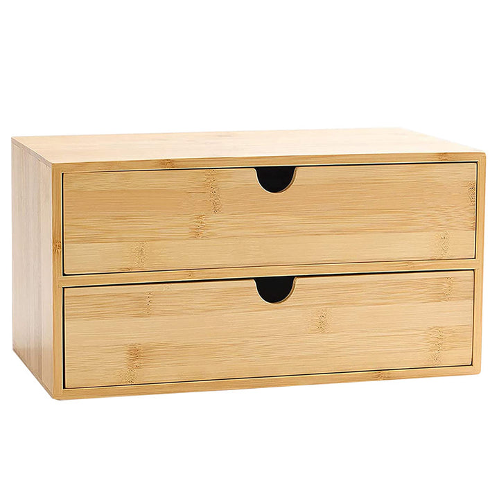 Bamboo Lipstick Organizer Drawer for Desk and Vanity