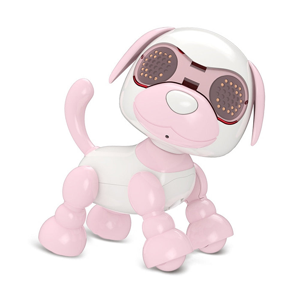 Interactive Robot Dog Toy With Touch-Sensing Games