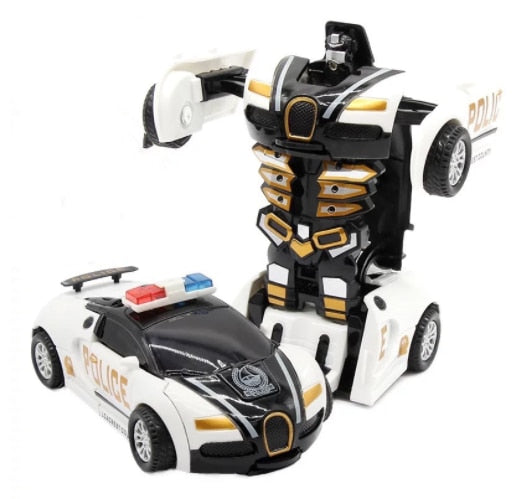 Transforming Toy Car Robot for Screen-Free Action Play