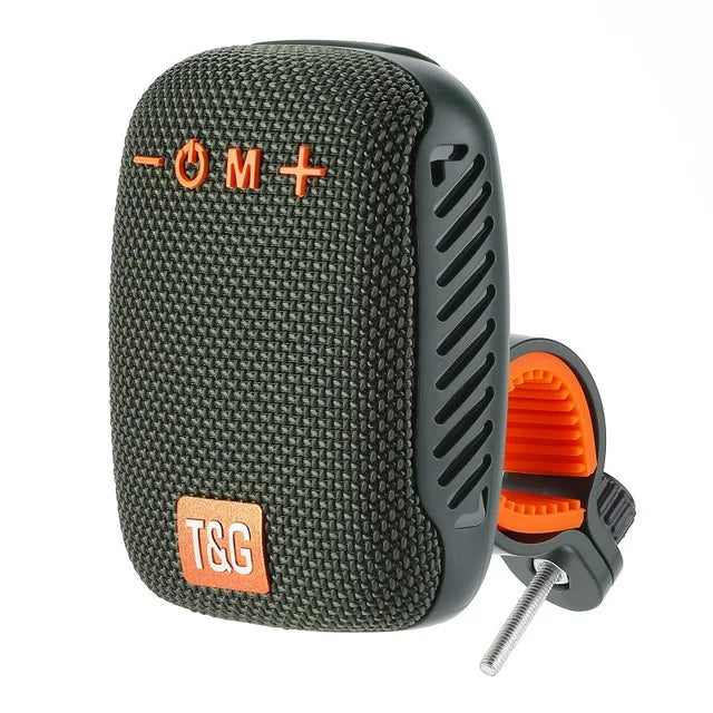 Waterproof Bike Bluetooth Speaker with Handlebar Clamp