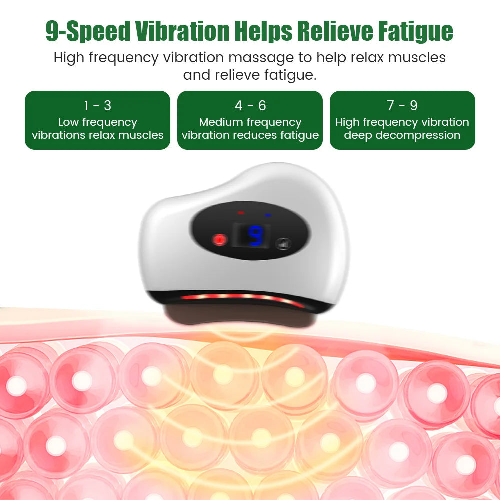 Guasha Heated Stone Face Massager — Lift & Firm Skin