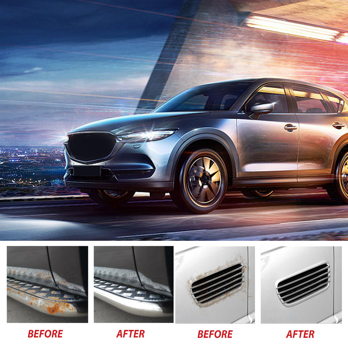 Rust Treatment Primer for Metallic Automotive Repairs