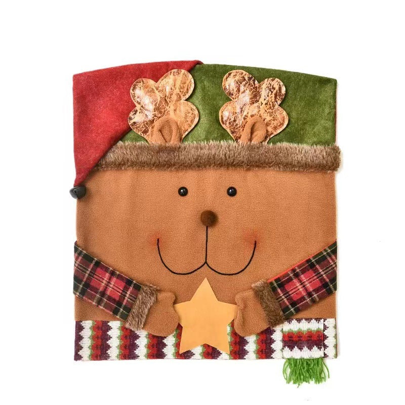 Christmas Character Chair Covers for a Festive Dining Room