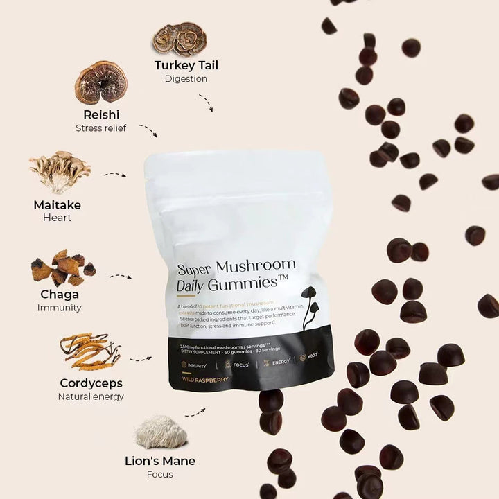 Lion's Mane Mushroom Gummies for Brain & Focus