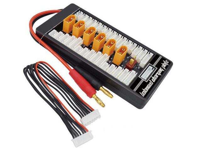 2S-6S LiPo Parallel Charging Board for XT60 Chargers
