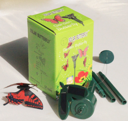 Solar Butterfly Garden Stake That Flutters in the Breeze