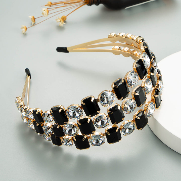 Jeweled Headband for Bridal Event Glamour Styling