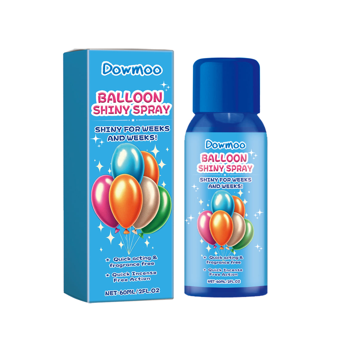 Balloon Shiny Spray for Long-Lasting Gloss Appearance