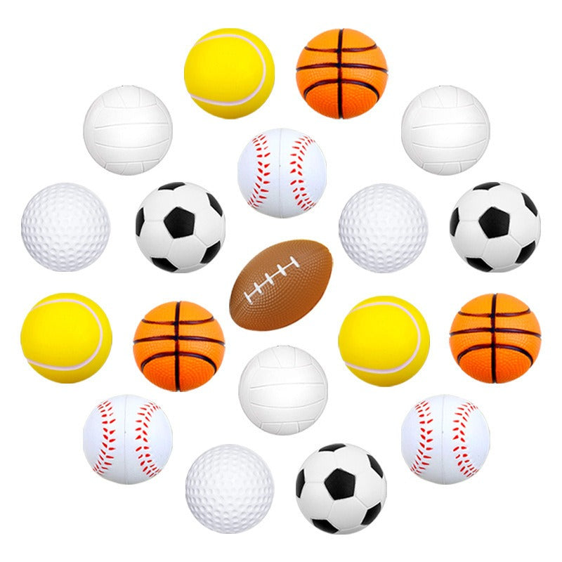 Soft Foam Sports Balls for Indoor Play & Squeezing